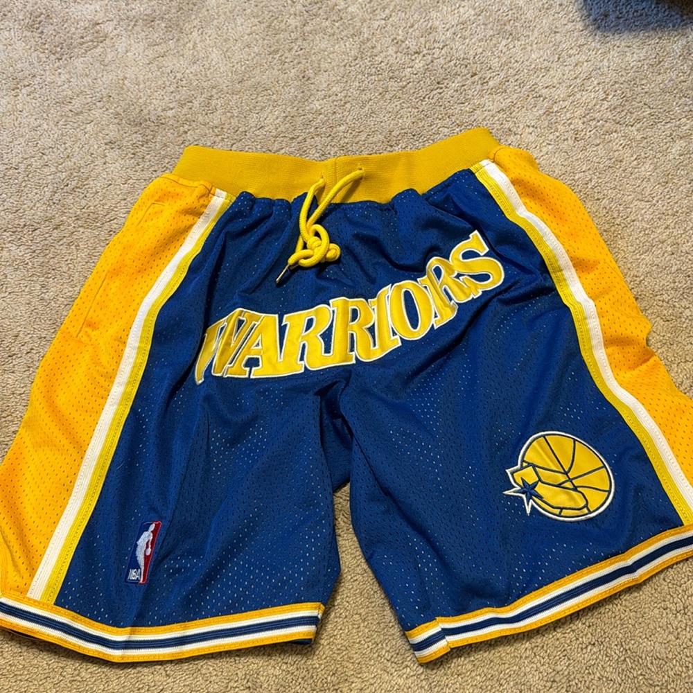 JustDon warriors shorts